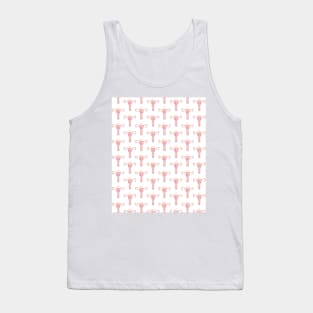 Uterus White Pattern Big Tank Top